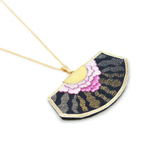 Load image into Gallery viewer, Chinese folk style cloth necklace - Black