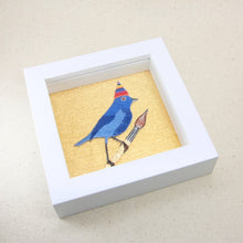 Load image into Gallery viewer, Framed bird painter embroidery decor