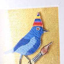 Load image into Gallery viewer, Framed bird painter embroidery decor