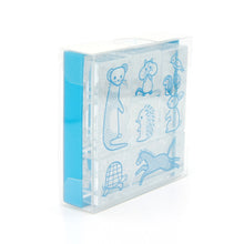 Load image into Gallery viewer, King Jim HITOTOKI clear decoration stamp - Assorted animals (Set of 6)