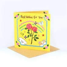 Load image into Gallery viewer, Best Wishes For You Card