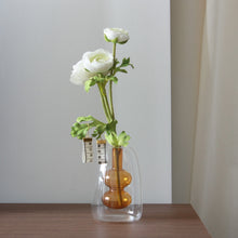 Load image into Gallery viewer, Measuring tape drop earrings