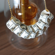 Load image into Gallery viewer, Measuring tape necklace