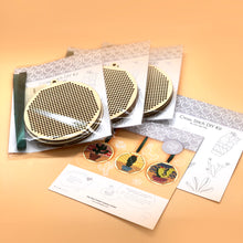 Load image into Gallery viewer, Cross Stitch DIY Kit – Cactus set of 3