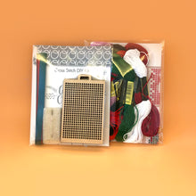 Load image into Gallery viewer, Cross Stitch DIY Kit – Gingerbread Man set of 3