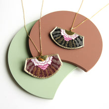 Load image into Gallery viewer, Chinese folk style cloth necklace - Black