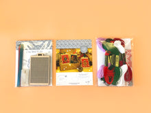 Load image into Gallery viewer, Cross Stitch DIY Kit – Gingerbread Man set of 3