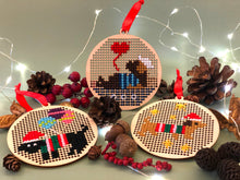 Load image into Gallery viewer, Cross Stitch DIY Kit - Dog set of 3