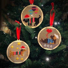 Load image into Gallery viewer, Cross Stitch DIY Kit - Dog set of 3