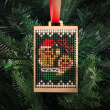 Load image into Gallery viewer, Cross Stitch DIY Kit – Gingerbread Man set of 3