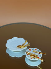 Load image into Gallery viewer, Ceramic plate set: Miniature Plate, Dollhouse Kitchenware
