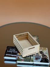 Load image into Gallery viewer, Wood crate: Miniature, Dollhouse Crate
