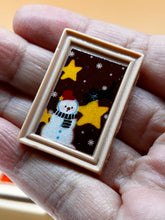 Load image into Gallery viewer, Miniature Christmas Paintings: Dollhouse Wall Art (Set of 6)
