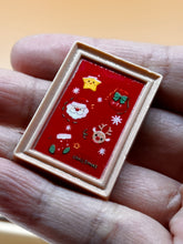 Load image into Gallery viewer, Miniature Christmas Paintings: Dollhouse Wall Art (Set of 6)

