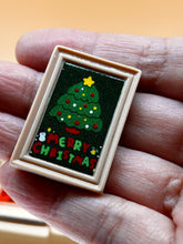 Load image into Gallery viewer, Miniature Christmas Paintings: Dollhouse Wall Art (Set of 6)
