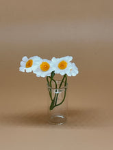 Load image into Gallery viewer, Miniature Pottery Flower &amp; Vase: Tiny Dollhouse Décor - Glass Vase
