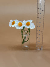 Load image into Gallery viewer, Miniature Pottery Flower &amp; Vase: Tiny Dollhouse Décor - Glass Vase
