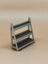 Load image into Gallery viewer, Plastic shelves: Miniature shelves, Dollhouse décor
