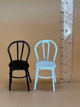Load image into Gallery viewer, Miniature Metal Furniture: Dollhouse Chair- Black
