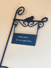 Load image into Gallery viewer, Welcome Sign: Dollhouse garden décor
