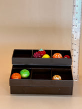 Load image into Gallery viewer, Brown food shelves: Miniature, Dollhouse Food Shelves
