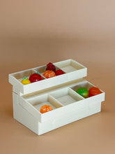 Load image into Gallery viewer, White food shelves: Miniature, Dollhouse Food Shelves
