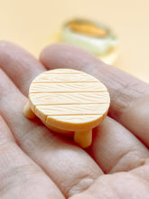 Load image into Gallery viewer, Circle table &amp; chairs: Miniature, Dollhouse Furniture, Tiny Décor
