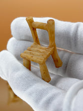 Load image into Gallery viewer, Dollhouse furniture (Set of 3), mini table and chair set, miniature toys
