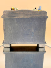 Load image into Gallery viewer, Wood 3 drawer chest, Dollhouse wood drawer chest, Mini vintage bedside drawers
