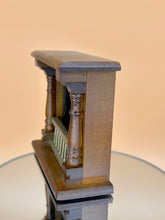 Load image into Gallery viewer, Wood fireplace: Dollhouse, Miniature wood fireplace

