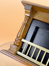 Load image into Gallery viewer, Wood fireplace: Dollhouse, Miniature wood fireplace
