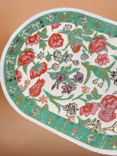 Load image into Gallery viewer, Dollhouse carpet, Green Oval Rug
