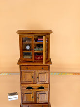 Load image into Gallery viewer, Dollhouse Miniature wooden furniture, Tiny wood bookshelf
