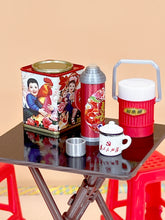 Load image into Gallery viewer, Dollhouse Dai Pai Don: Chinese Asia vibes tableware, Mini retro water bottle, Miniature Teapot Set
