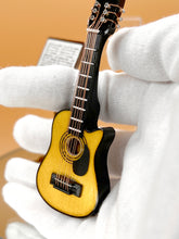 Load image into Gallery viewer, Dollhouse Music stand wooden guitar set
