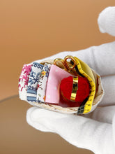 Load image into Gallery viewer, Dollhouse knitting basket, Miniature Pin Cushion basket set
