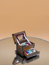 Load image into Gallery viewer, Sewing box with drawer, Mini threads , sewing box, miniature sewing box
