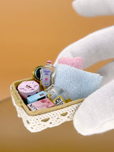 Load image into Gallery viewer, Dollhouse bathroom accessories, Tiny toiletry, makeup, Miniature toys
