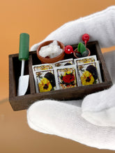 Load image into Gallery viewer, Garden seeds wooden box set
