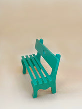 Load image into Gallery viewer, Wooden bench, Dollhouse furniture, Miniature garden
