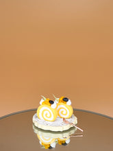 Load image into Gallery viewer, Mango cake set , Miniature Cake, Dollhouse Food, Tiny Toy Dessert
