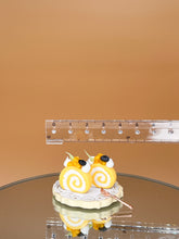 Load image into Gallery viewer, Mango cake set , Miniature Cake, Dollhouse Food, Tiny Toy Dessert
