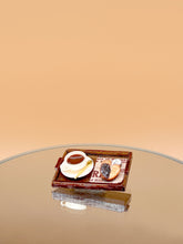 Load image into Gallery viewer, Dollhouse Tiny food, Tiny tea set with tray, miniature food
