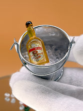 Load image into Gallery viewer, Dollhouse wine &amp; ice bucket,  miniature Alcohol bucket set
