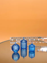 Load image into Gallery viewer, Mini retro glass containers set, mini candy jar bottle - Blue
