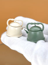 Load image into Gallery viewer, Dollhouse Tiny retro teapot, Miniature kitchen - White
