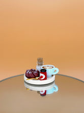 Load image into Gallery viewer, Tea set 2: Dollhouse food, tiny coffee bread, mini jam, miniature toy food
