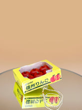 Load image into Gallery viewer, Miniature Japanese fruit box, fruit gift, box of apples
