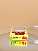 Load image into Gallery viewer, Miniature Japanese fruit box, fruit gift, box of apples
