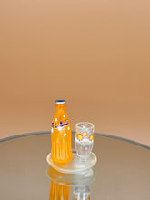 Load image into Gallery viewer, Tiny beverage drink, vintage juice, japan dollhouse juice - Orange
